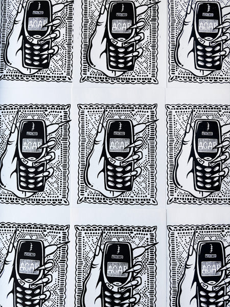 A5 Lino Cut Print